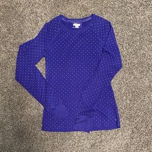 Aerie Purple Top with White Dots